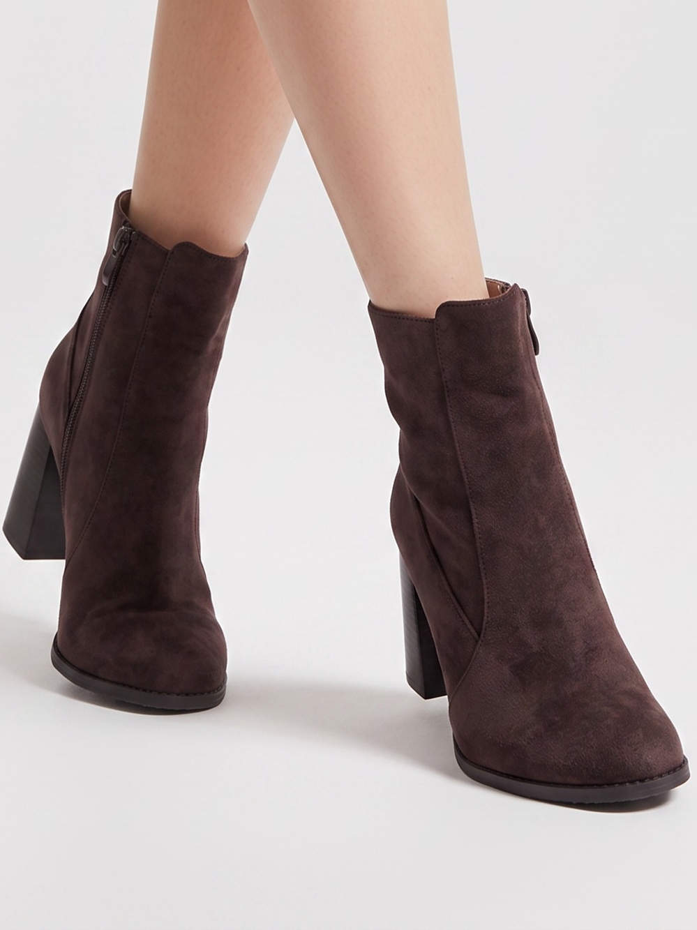 NIB | 7.5 | Mis Jes | Brown Suede Ankle Boots